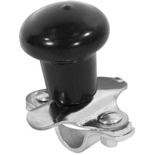 Black steering wheel - wheel, spinner